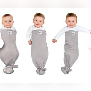 Ollie Swaddle - Soft Gray Sleep Sack for Babies - used less than 10x